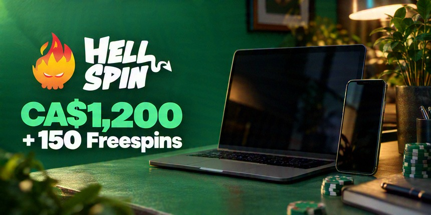 Online Casino Hell Spin CA$1,200 + 150 Freespins