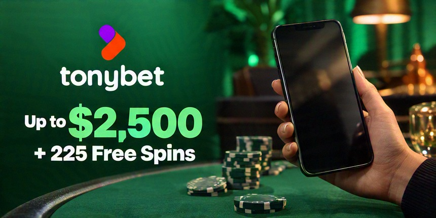 Online Casino Tonybet Up to $2,500 + 225 Free Spins